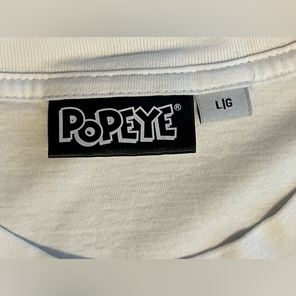 Popeye T-shirt | Tee Shirt | White | Large - Picture 5 of 13